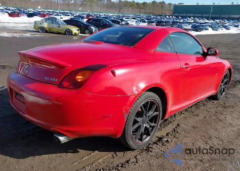 2004 Lexus Sc 430 from USA, damaged, VIN JTHFN48Y340053664